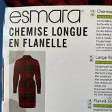 مانتو یا شومیز بلند چهارخانه اسمارا ESMARA