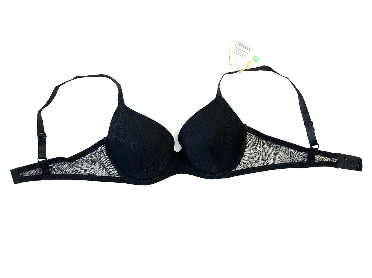 سوتین فنردار با کاپ نازک مشکی برند UP2FASHION سایز ۷۵B, 80A
