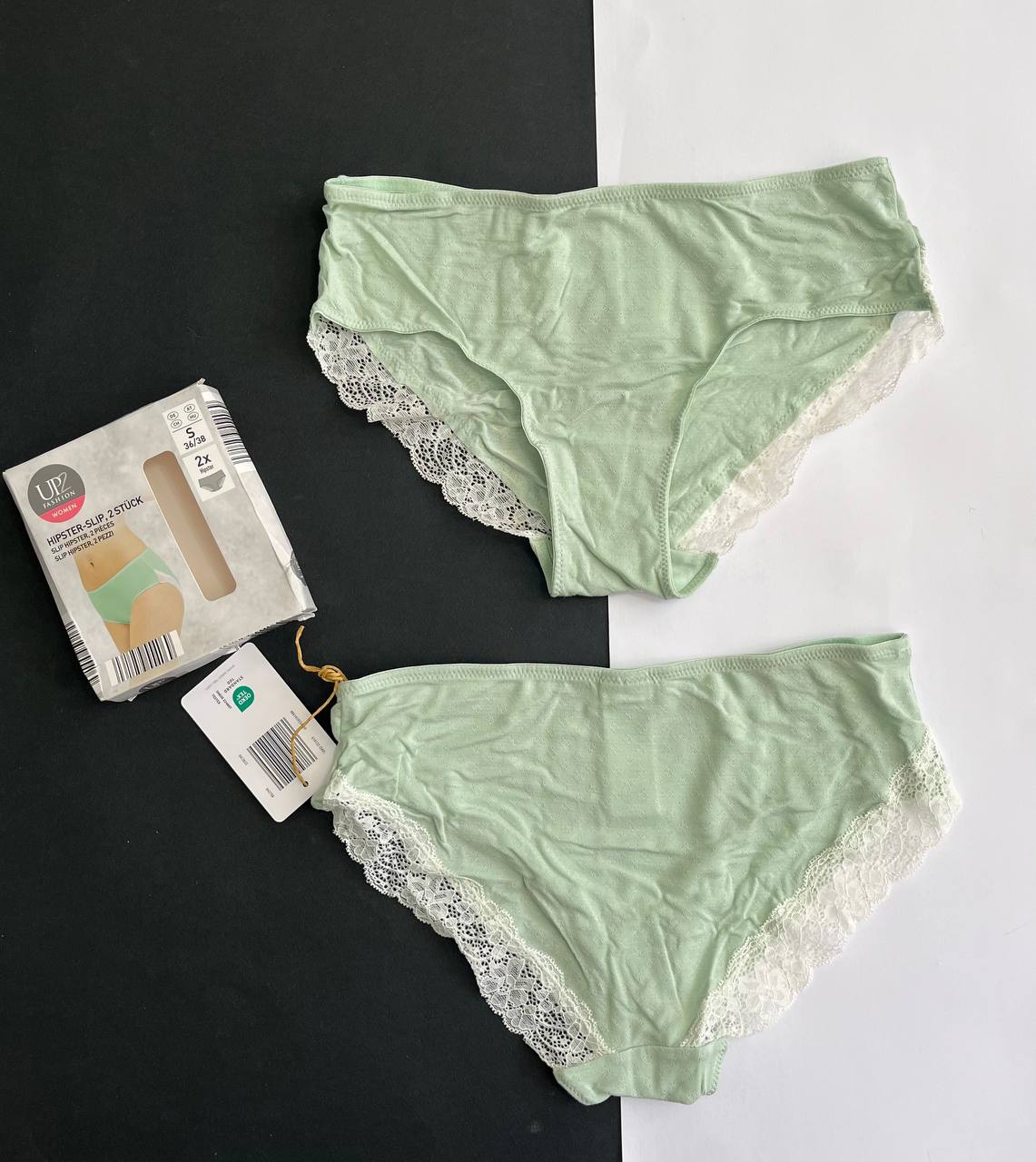 شورت سبز پاستیلی برند UP2FASHION سایز ۳۶/۳۸